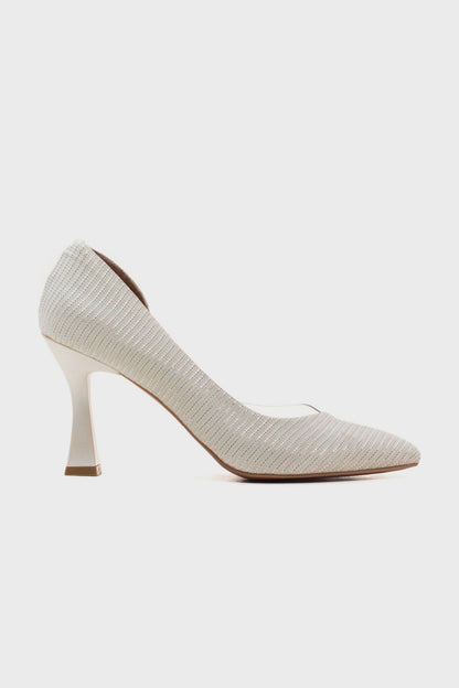 Ursula - Zapatos de tacón de punta fina Ivory (Mujer)