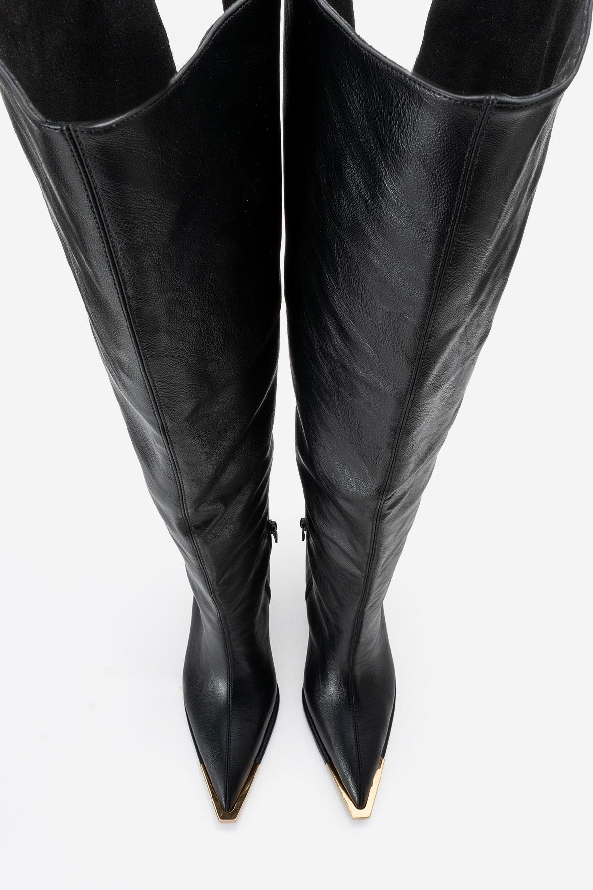 Vody - Botas Stiletto Altas hasta el Muslo con Cremallera (Mujer)