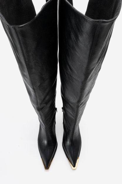 Vody - Botas Stiletto Altas hasta el Muslo con Cremallera (Mujer)