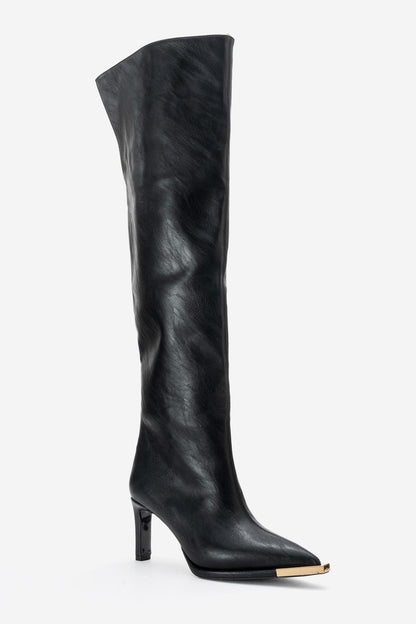Vody - Botas Stiletto Altas hasta el Muslo con Cremallera (Mujer)