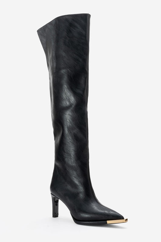 Vody - Botas Stiletto Altas hasta el Muslo con Cremallera (Mujer)