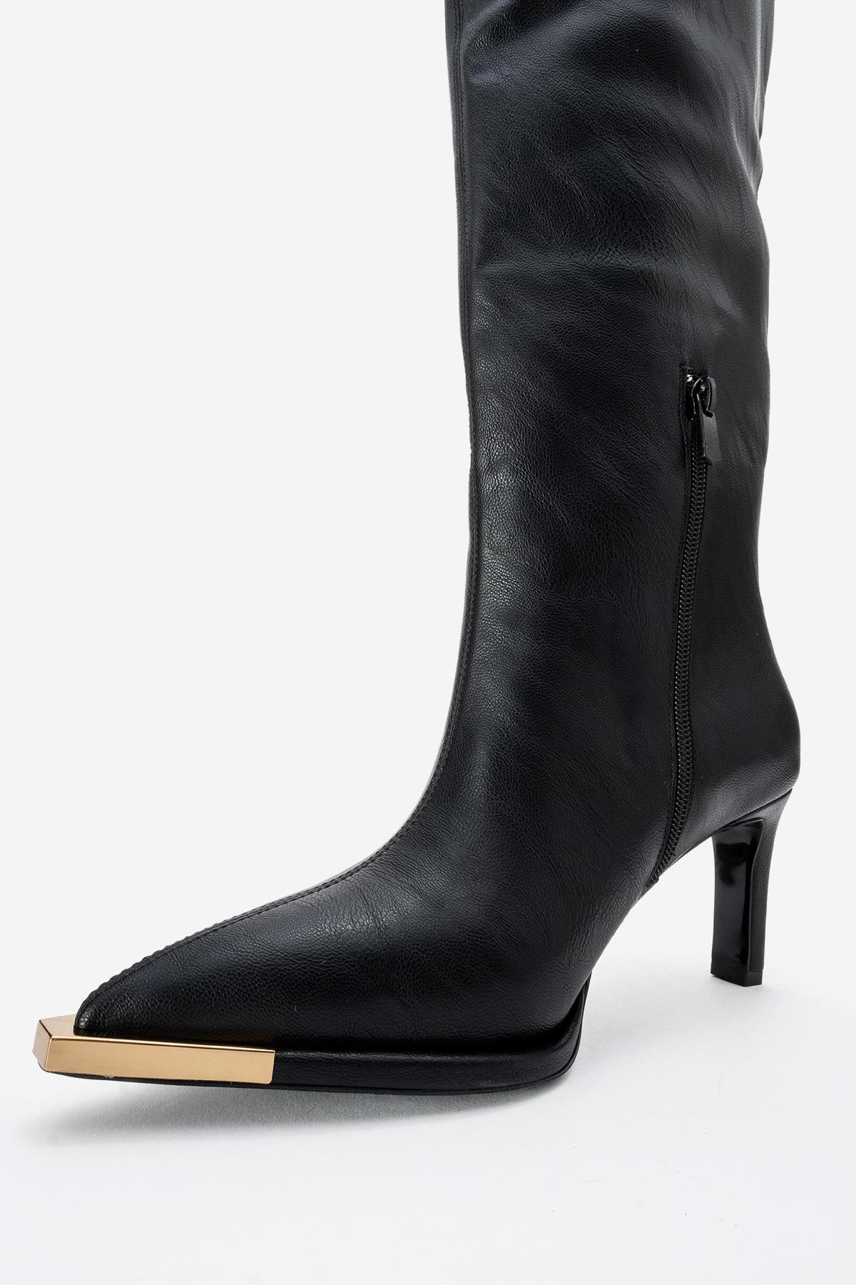 Vody - Botas Stiletto Altas hasta el Muslo con Cremallera (Mujer)