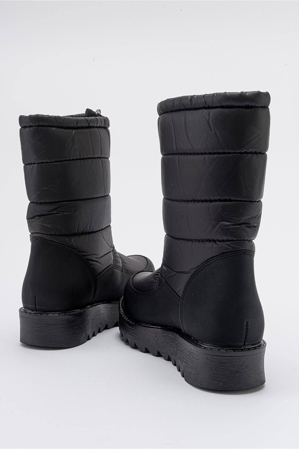 Vay - Bota de nieve negra con cremallera (Mujer)