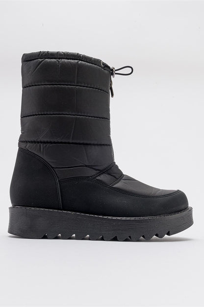 Vay - Bota de nieve negra con cremallera (Mujer)