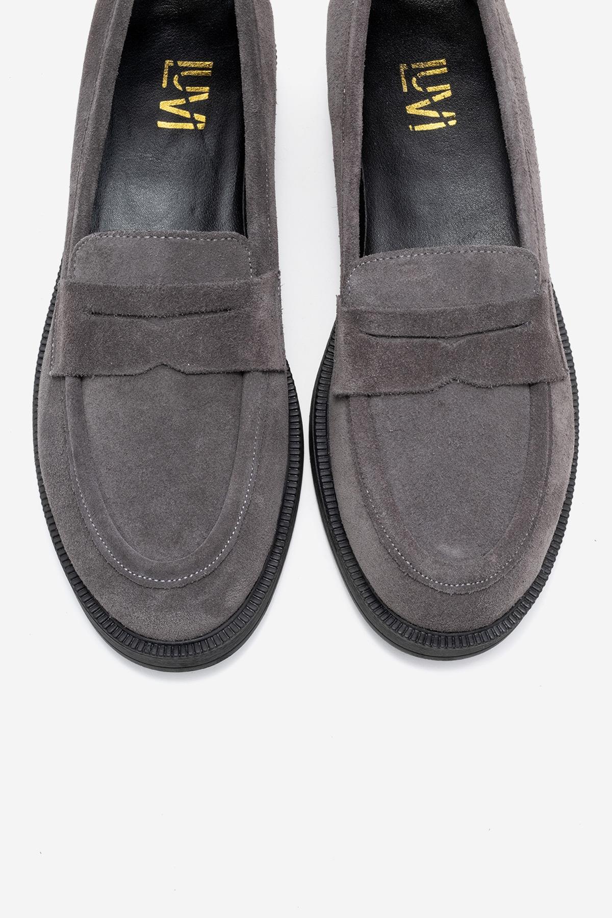 Mocasín de cuero genuino de ante Bree (mujer)
