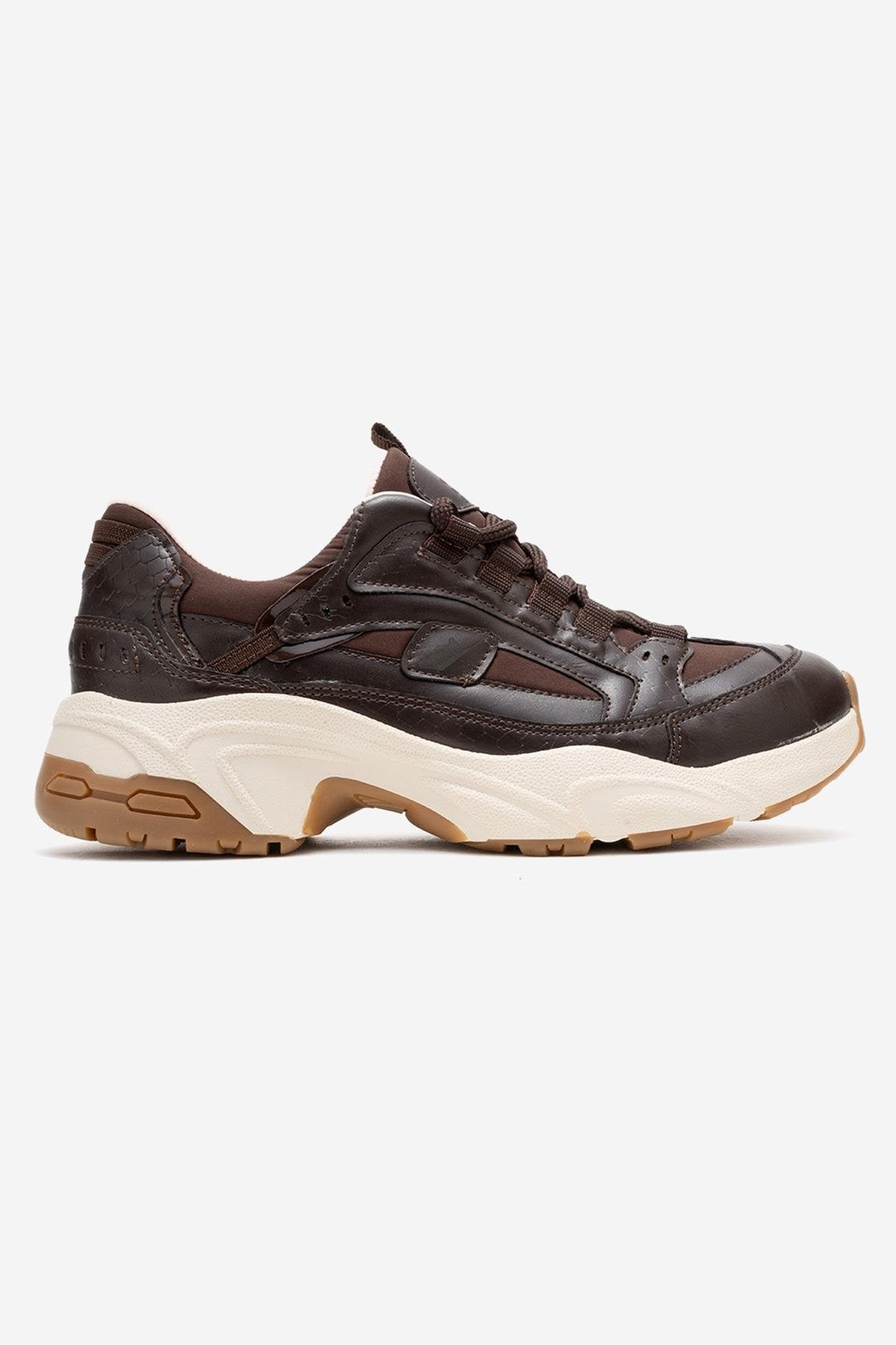 Bambi - Zapatillas de malla estampadas marrones (Mujer)