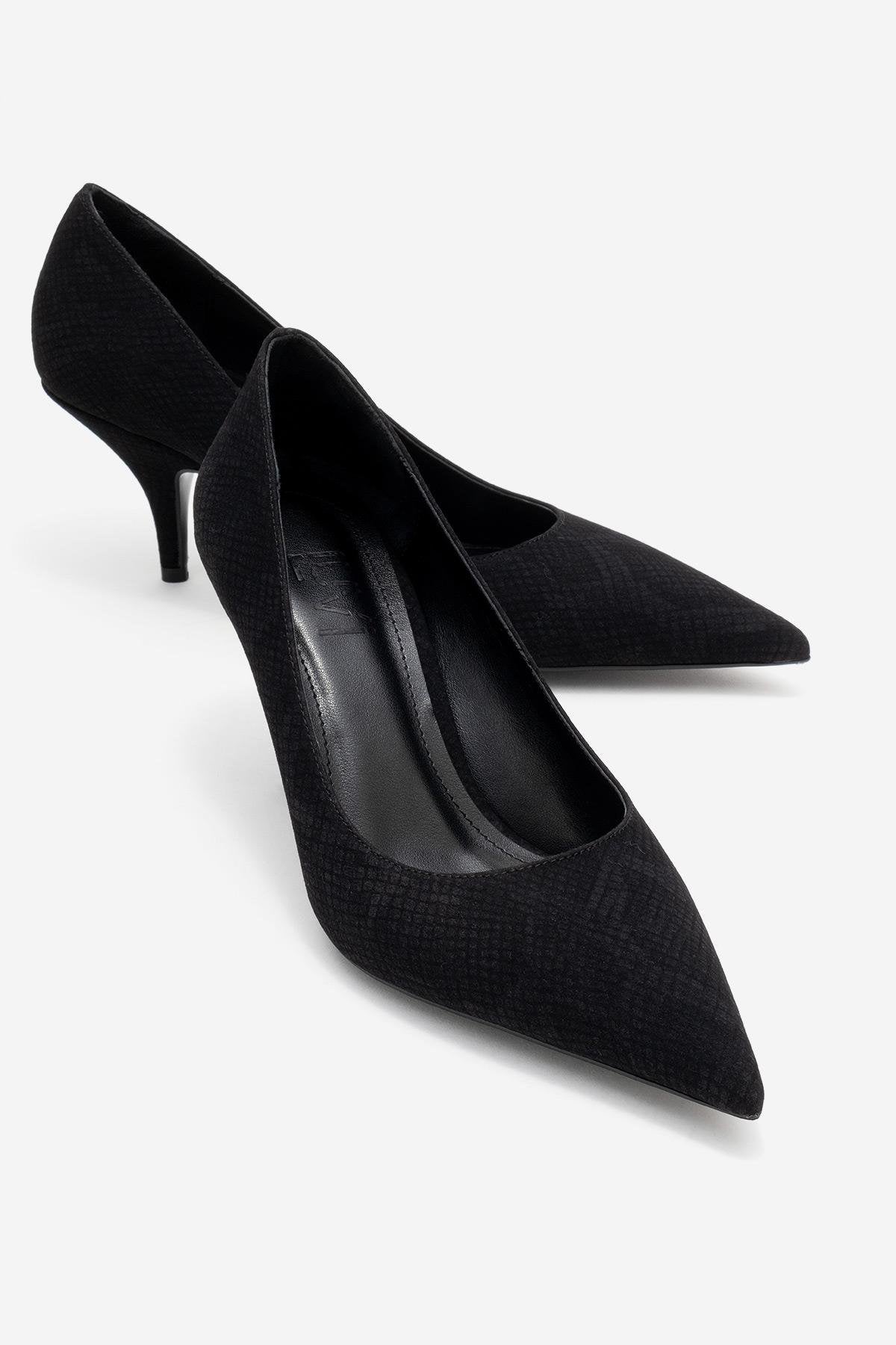 Marcus - Zapatos de tacón con punta y estampado (Mujer)