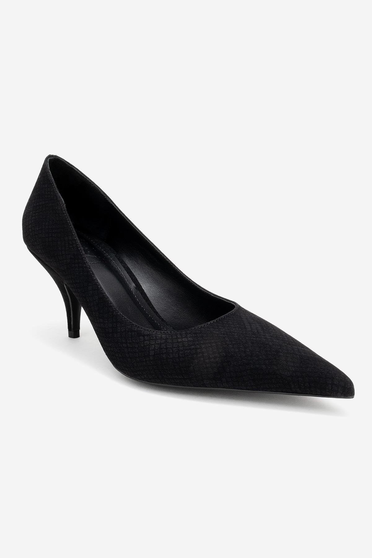 Marcus - Zapatos de tacón con punta y estampado (Mujer)