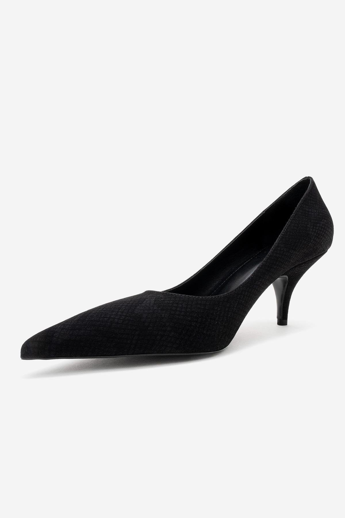 Marcus - Zapatos de tacón con punta y estampado (Mujer)