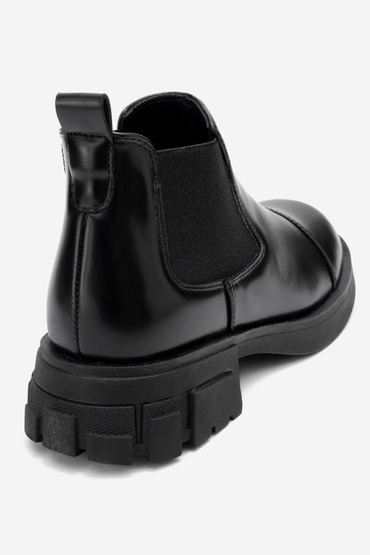 Cafune - Botín de plataforma de charol negro (Mujer)