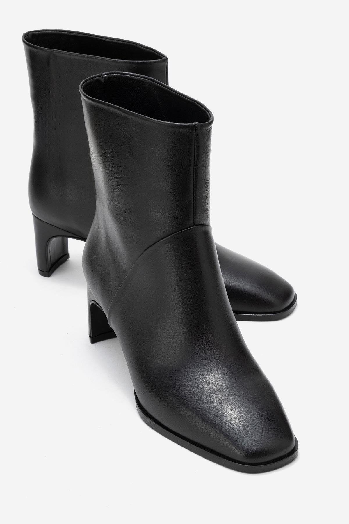 Nordy - Botas de piel negras (Mujer)