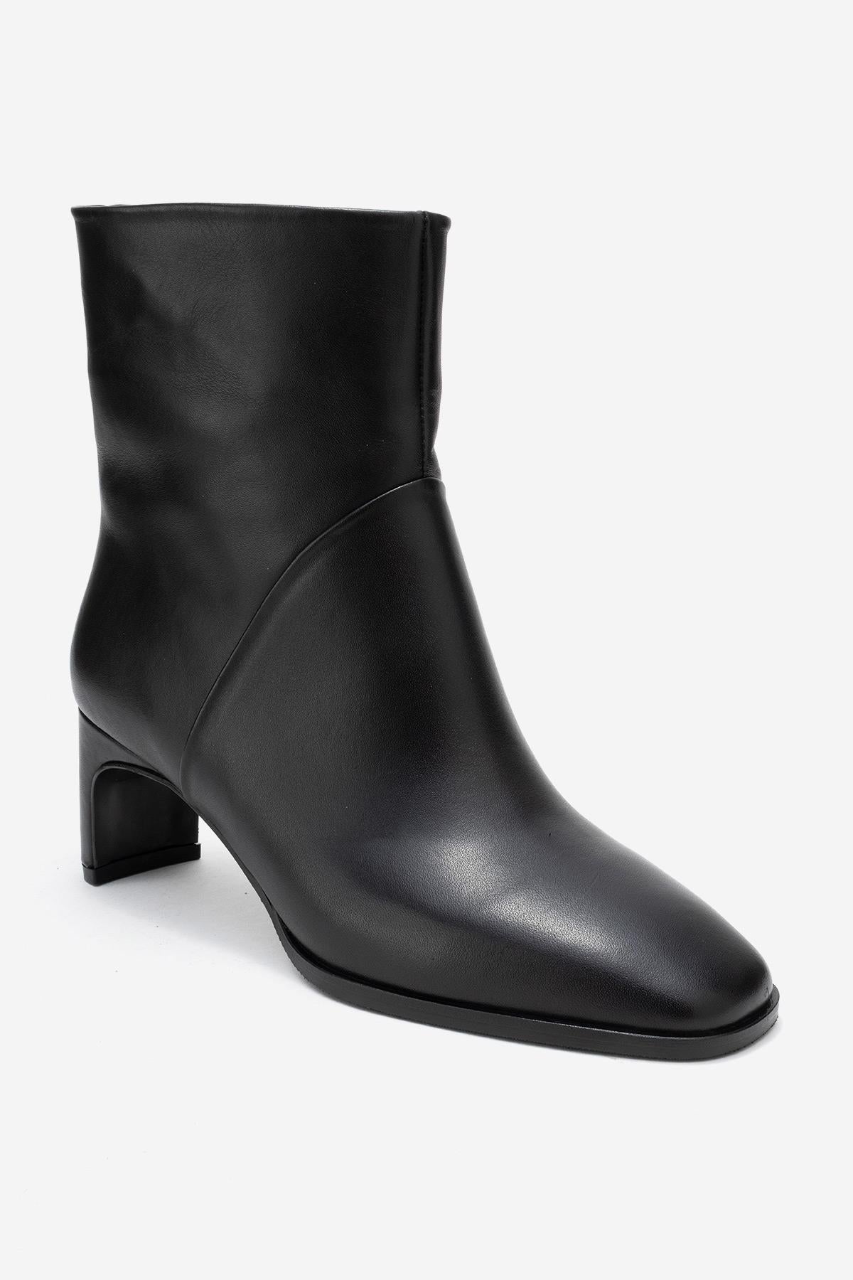Nordy - Botas de piel negras (Mujer)