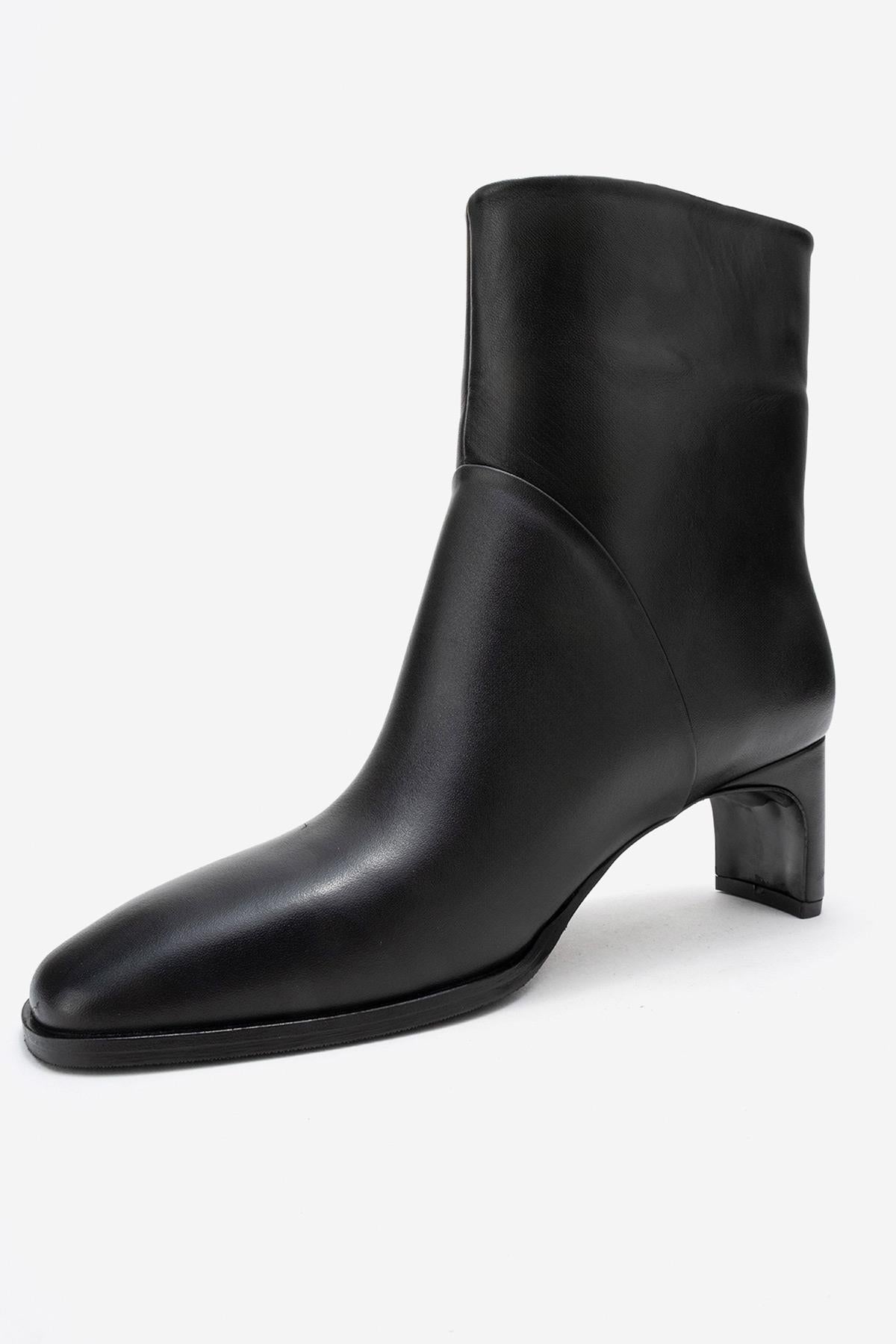 Nordy - Botas de piel negras (Mujer)