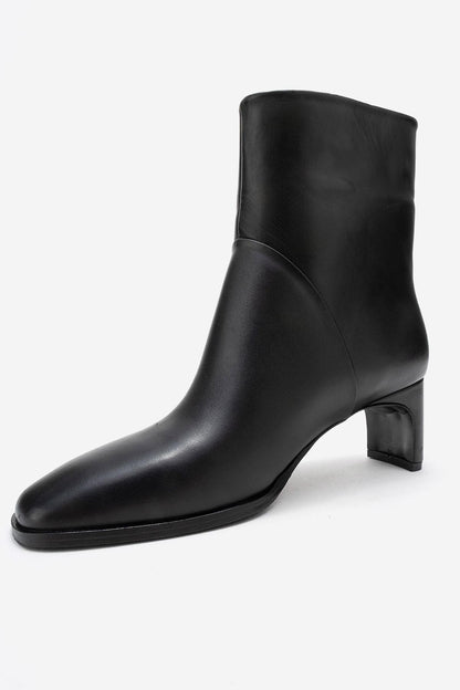 Nordy - Botas de piel negras (Mujer)