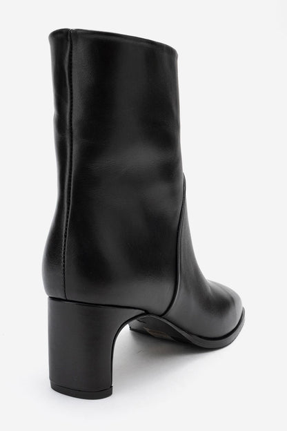 Nordy - Botas de piel negras (Mujer)