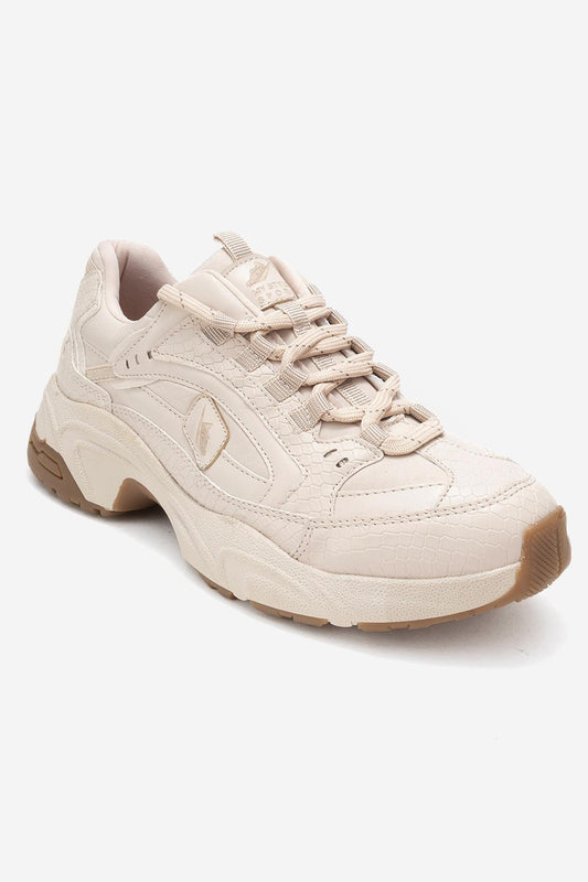 Bambi - Beige Scuba Sneaker (Women)