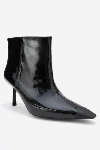Rassel - Botas negras de charol con punta (Mujer)