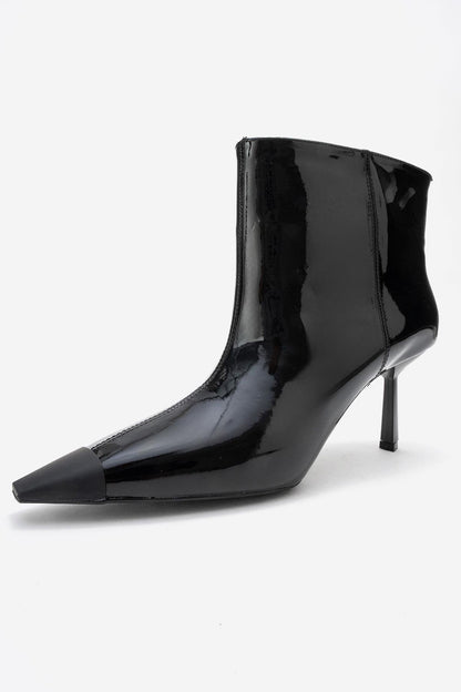 Rassel - Botas negras de charol con punta (Mujer)