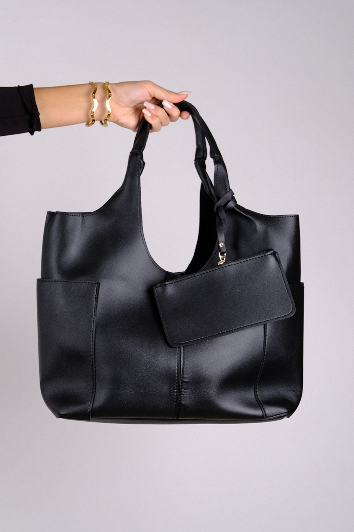 Amaya - Bolso de hombro negro (Mujer)