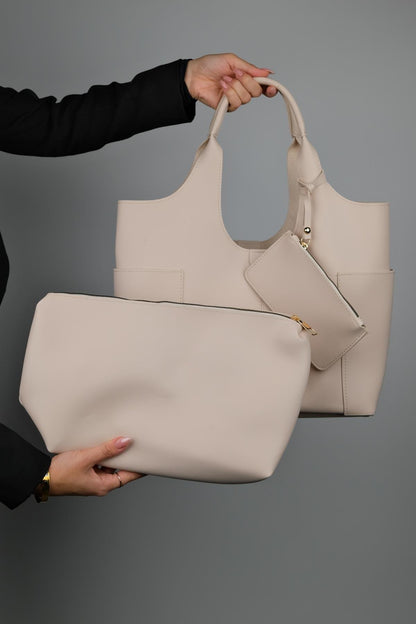 AMAYA - Bolso de hombro blanquecino (Mujer)