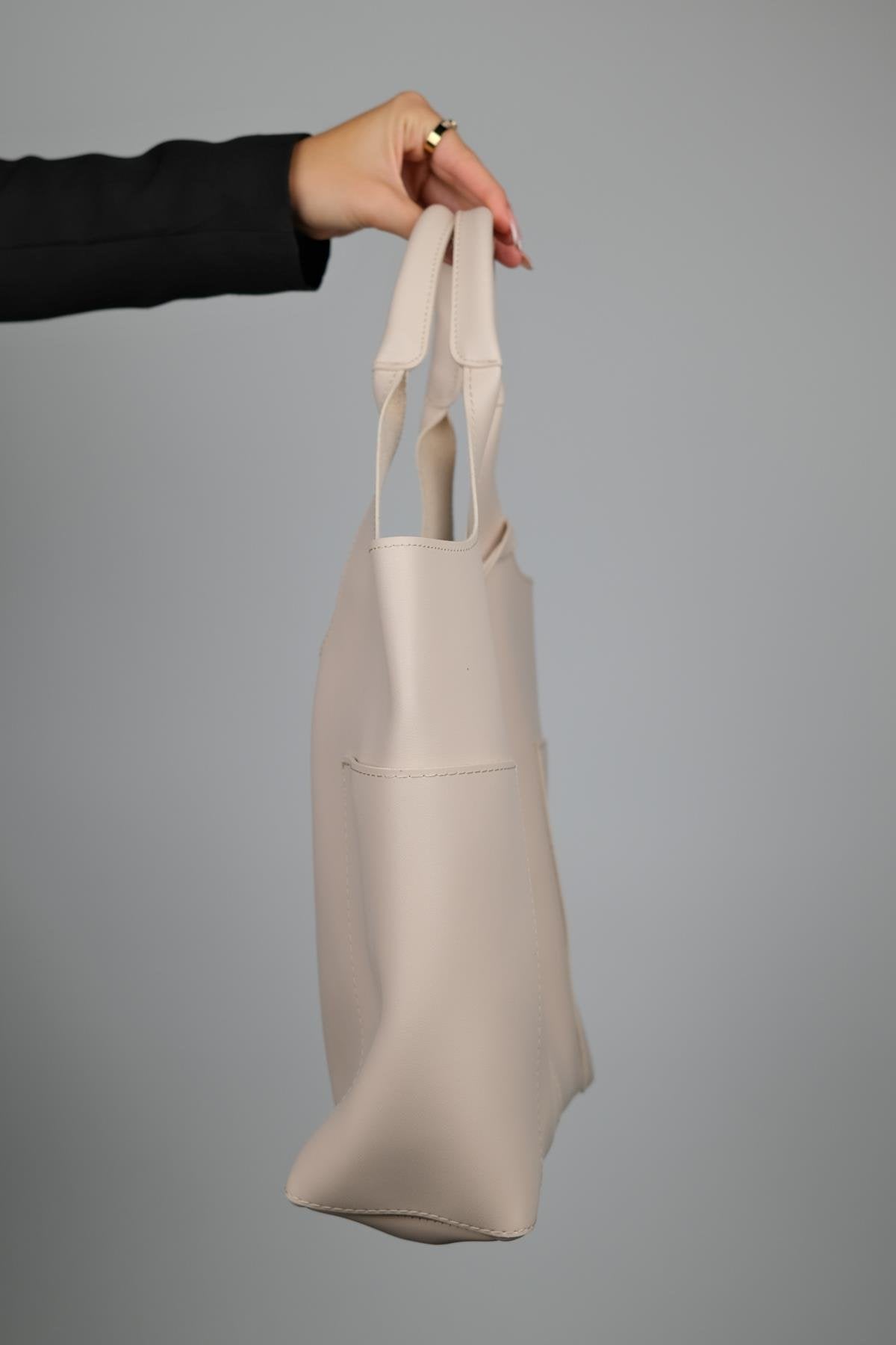 AMAYA - Bolso de hombro blanquecino (Mujer)
