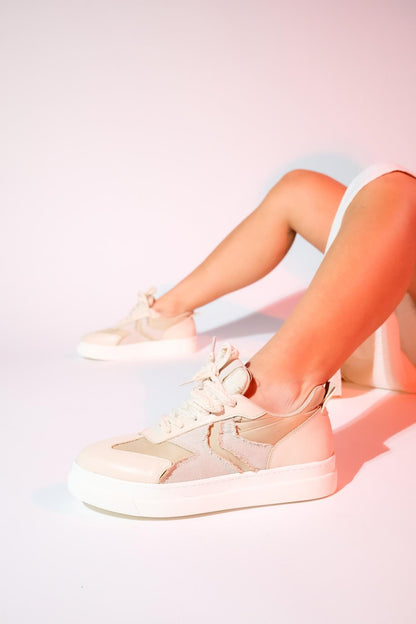 Sande - Zapatillas deportivas beige (Mujer)