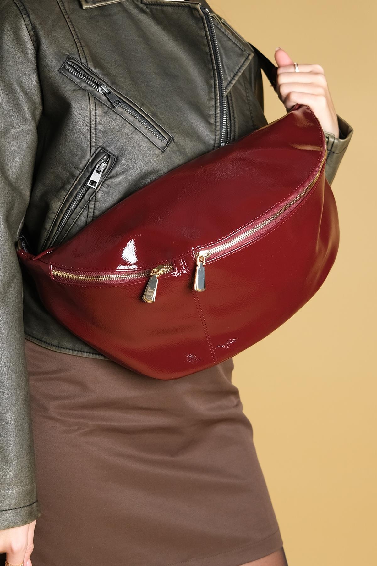 VENTA - Bolso de Charol Burdeos (Mujer)