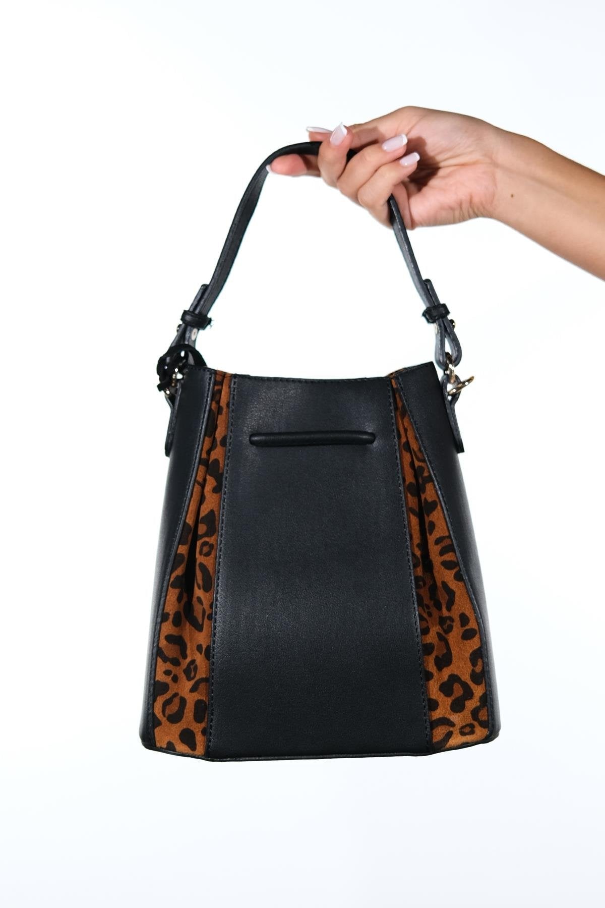 Maralis - Bolso de Hombro de Piel con Estampado de Leopardo (Mujer)