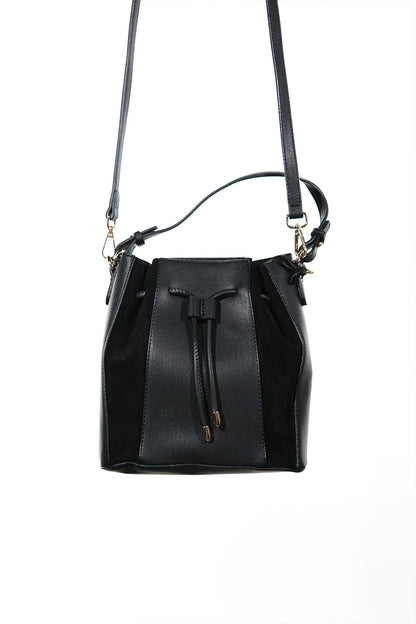 Maralis - Black Leather Shoulder Bag (Women)