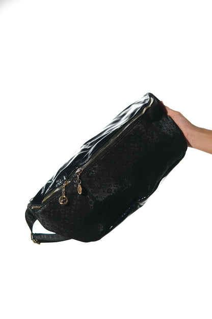 Venta - Riñonera estampada negra (mujer)