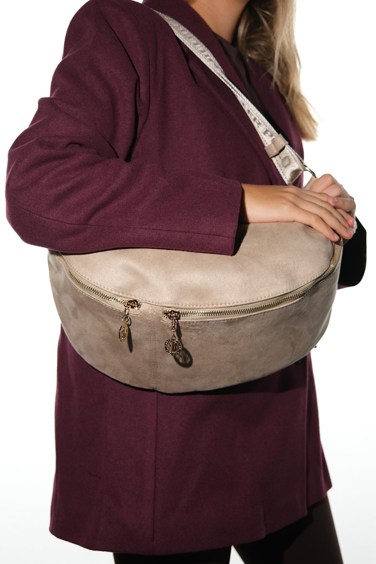 VENTA - Riñonera grande beige (Mujer)