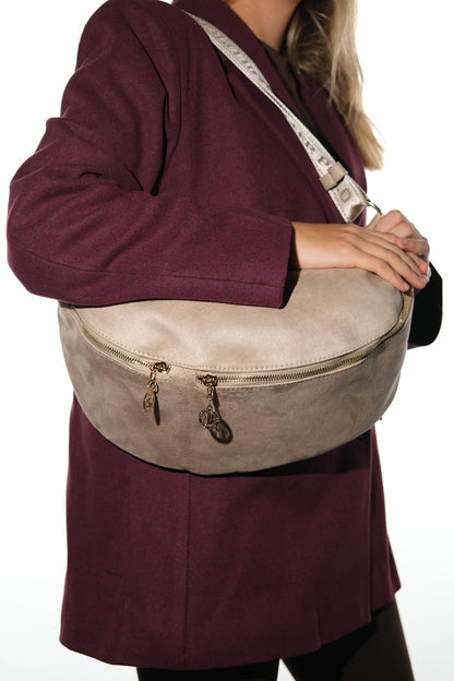 VENTA - Riñonera grande beige (Mujer)
