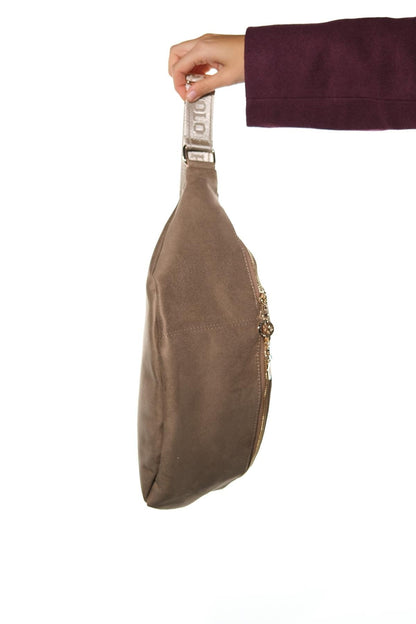 VENTA - Riñonera grande color topo (Mujer)