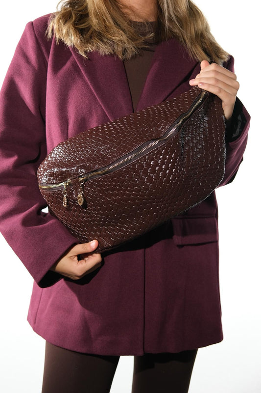 Venta - Riñonera de tela marrón (Mujeres)