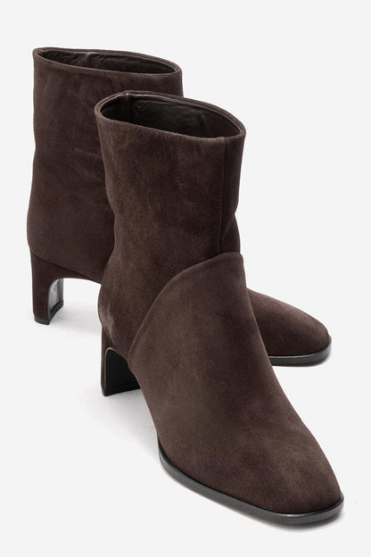 Nordy - Brown Suede Leather Boot (Women)