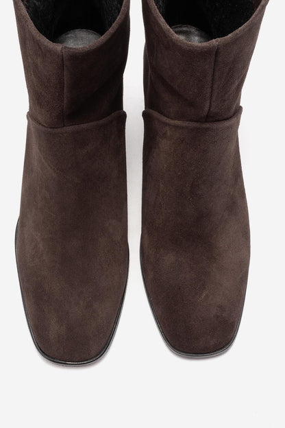 Nordy - Brown Suede Leather Boot (Women)
