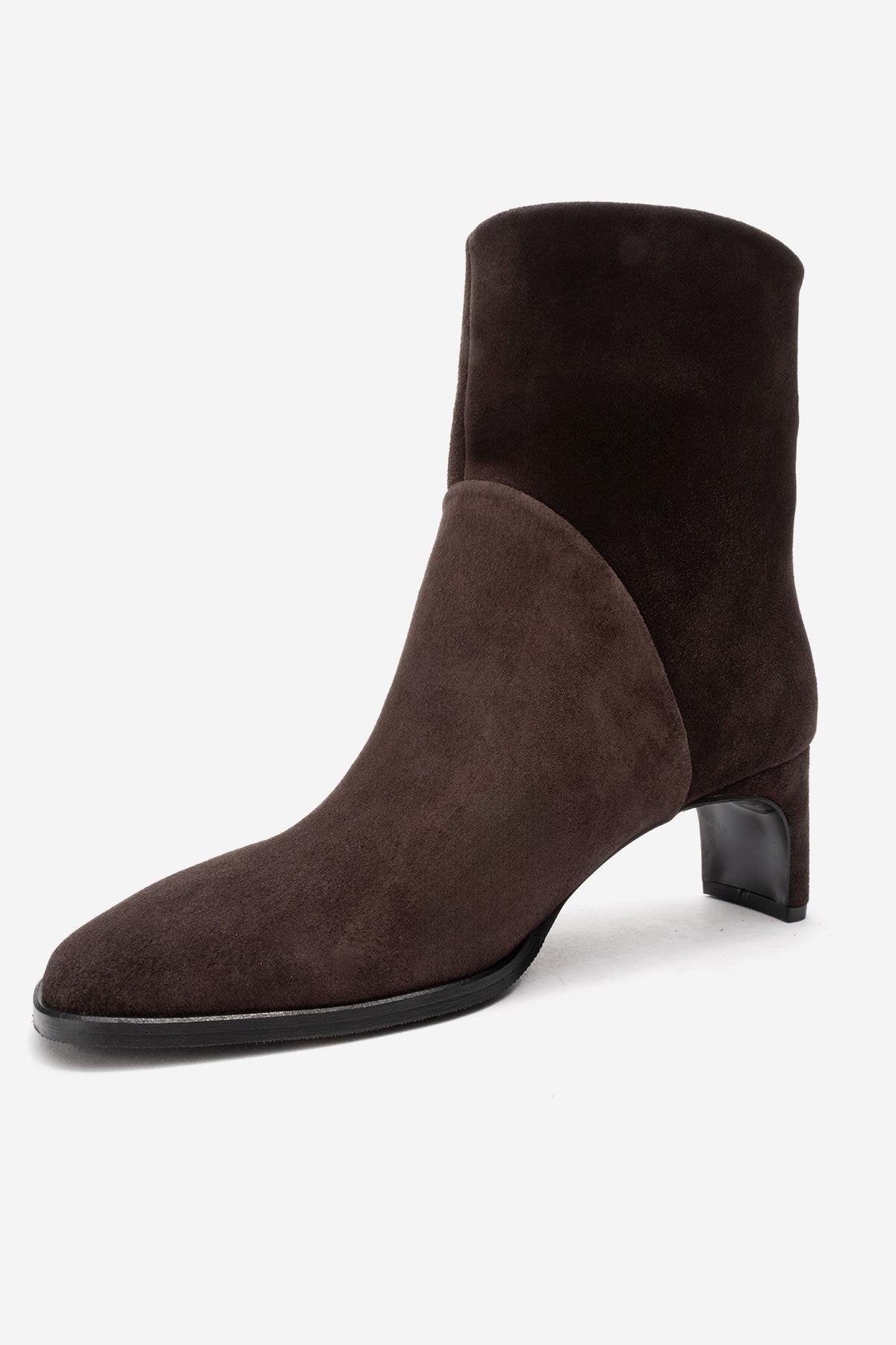 Nordy - Brown Suede Leather Boot (Women)