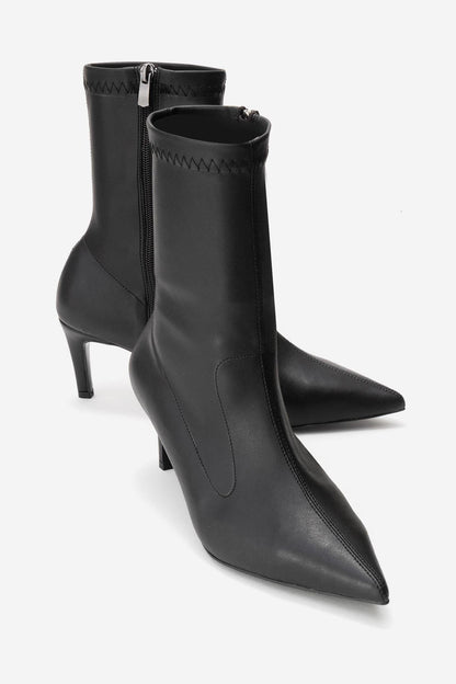 Rossano - Bota de tacón de aguja negra (mujer)