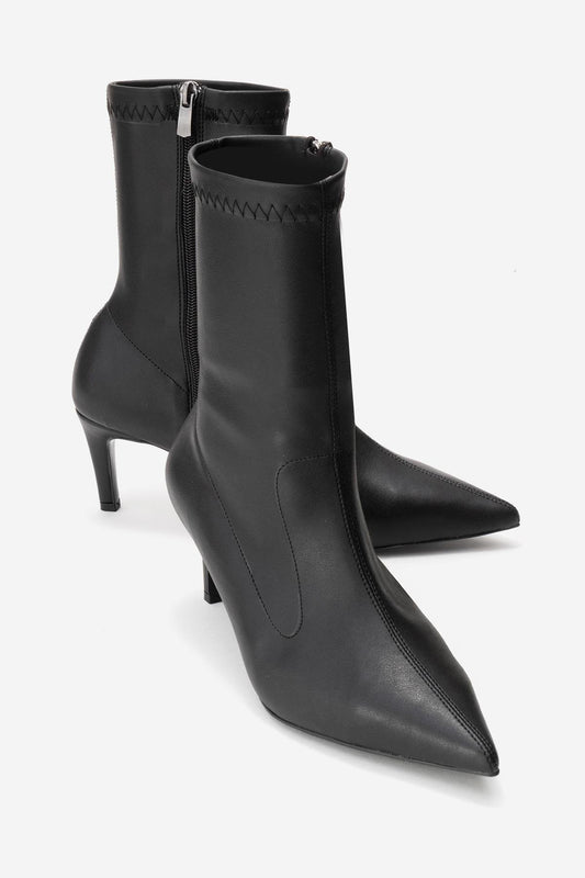 Rossano - Bota de tacón de aguja negra (mujer)