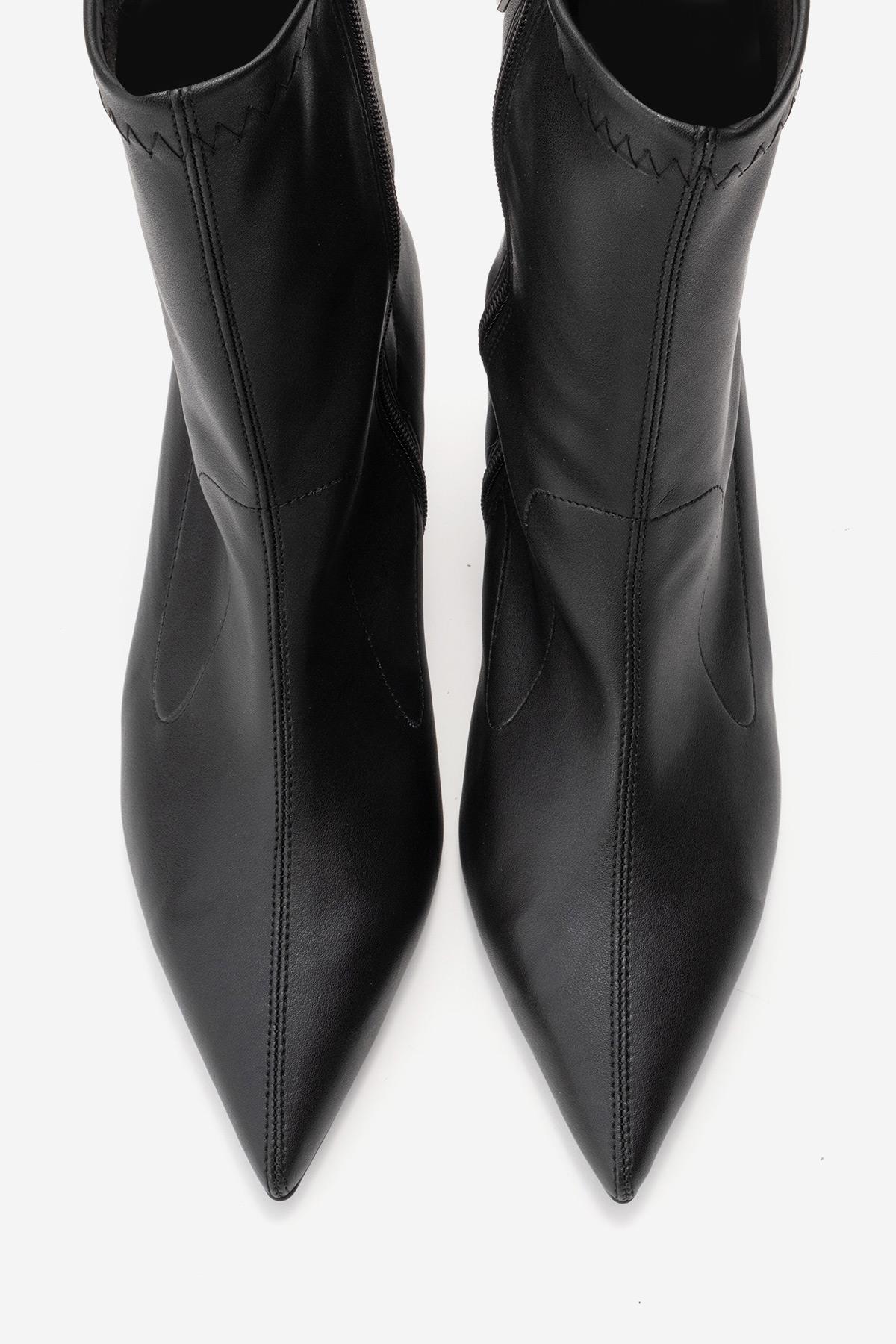 Rossano - Bota de tacón de aguja negra (mujer)