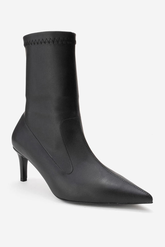 Rossano - Bota de tacón de aguja negra (mujer)