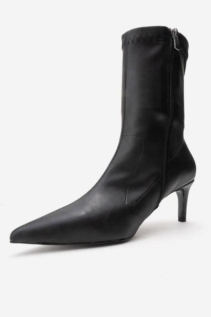Rossano - Bota de tacón de aguja negra (mujer)