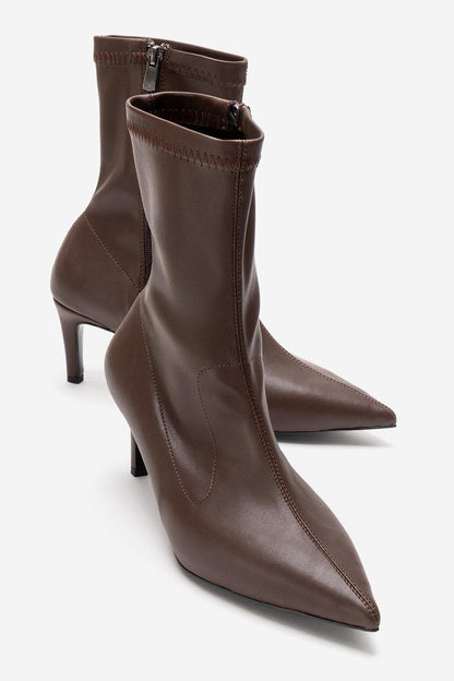Rossano - Bota de tacón de aguja marrón (Mujer)