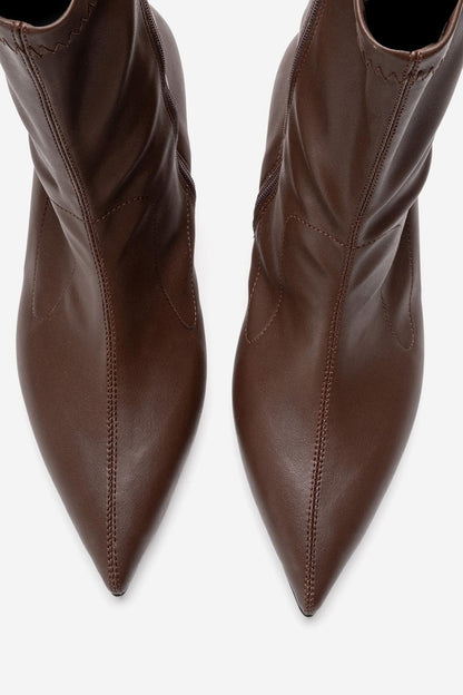 Rossano - Bota de tacón de aguja marrón (Mujer)