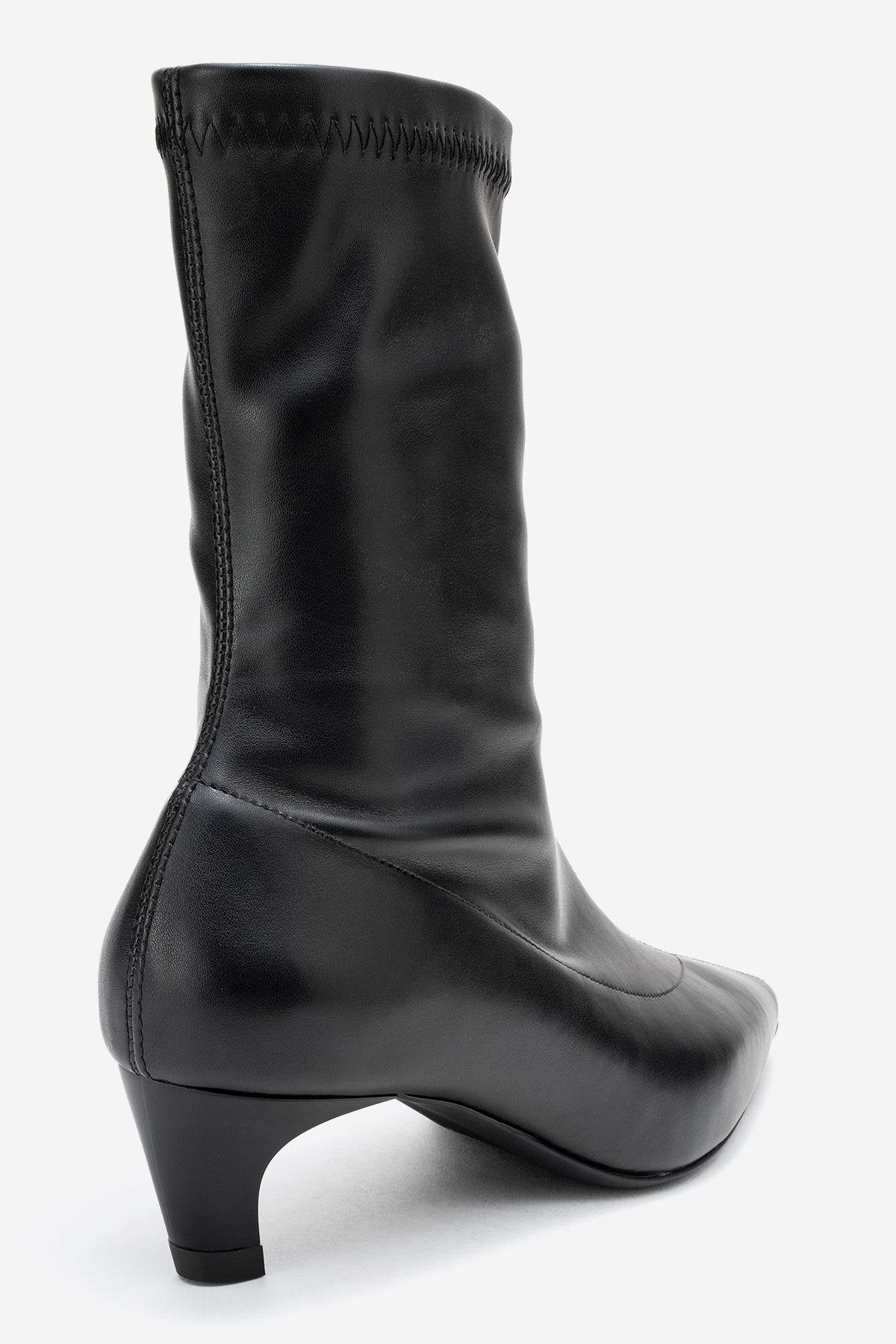 Alora - Bota de tacón gatito negra (Mujer)