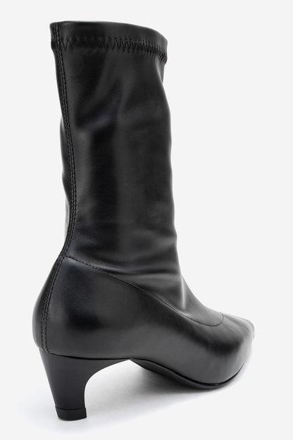 Alora - Bota de tacón gatito negra (Mujer)