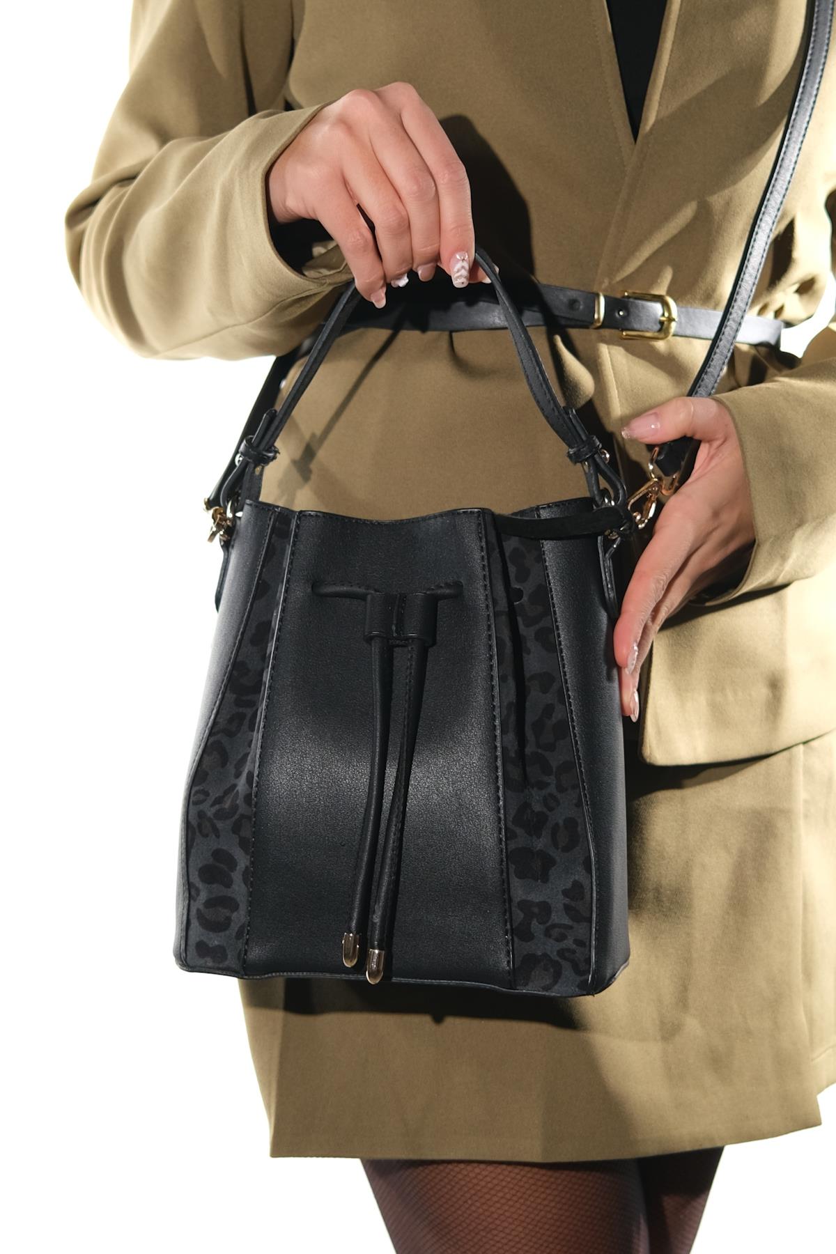 Maralis - Bolso de Hombro Oxford de Cuero (Mujer)