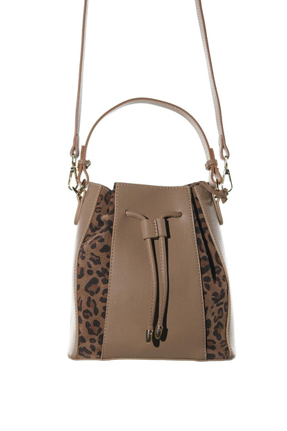 Maralis - Bolso de hombro de piel color visón (Mujer)