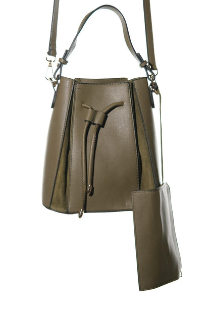 Maralis - Bolso de hombro de piel caqui (mujer)
