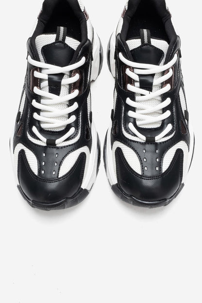 LECCE - Zapatillas Blanco Negro (Mujer)